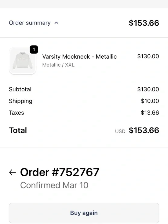 Parker Light Gray Appliqué Pullover Sweatshirt - Picture 3 of 3